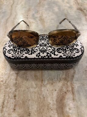 Vintage Brighton Oval Sunglasses, Tortoise Frame, with Brighton box
